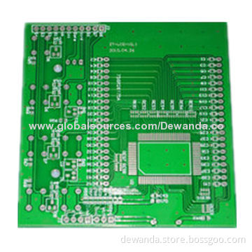 Double-sided FR-4 PCB, 1.6mm board thickness